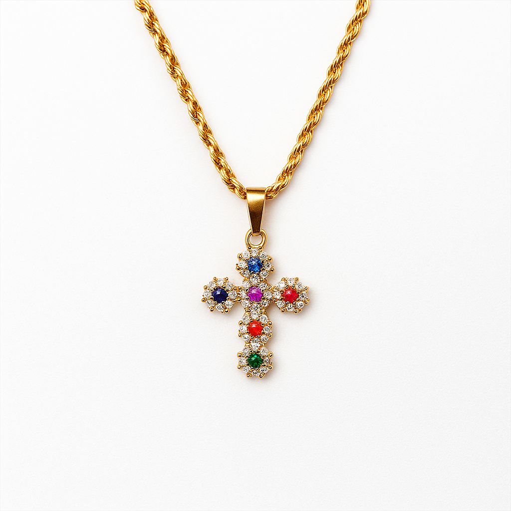 cadena para dama en oro 18k italiano