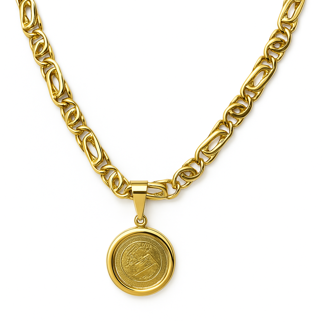 cadena de oro italiano para hombre
