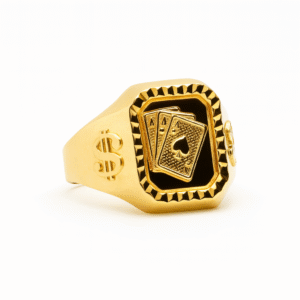 anillo de oro 18k para hombre
