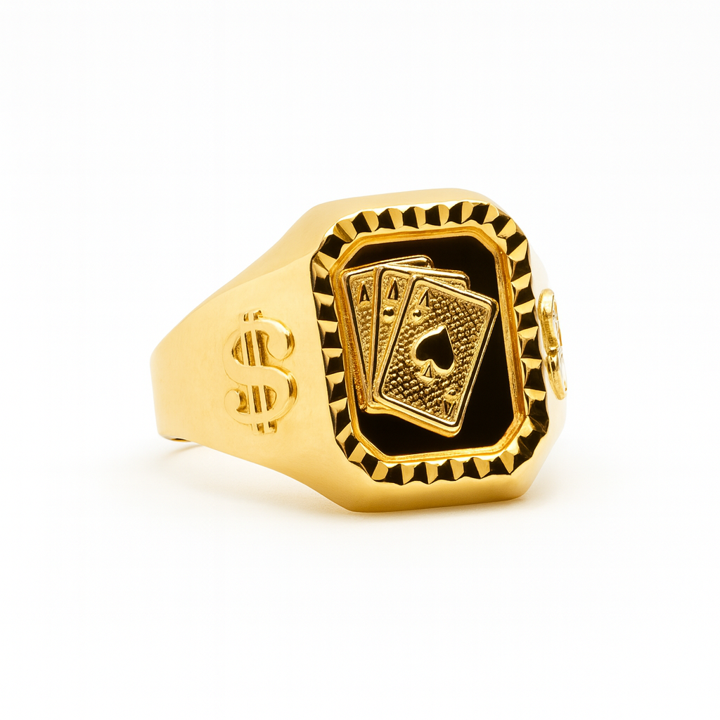 anillo de oro 18k para hombre